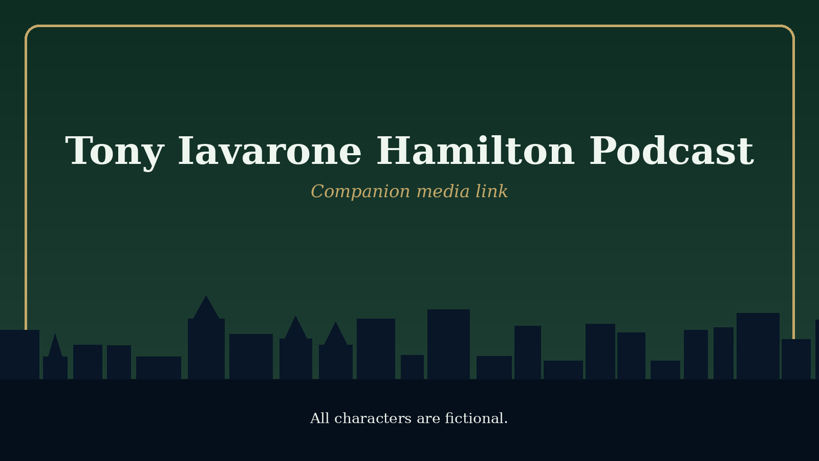 Tony Iavarone Hamilton Podcast companion website image